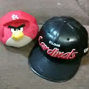 Leather black New Era St.Louis Cardinal's ball cap